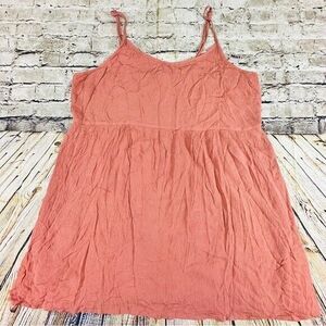 Forever 21+ Dress Women’s 3XL Orange Plus Size Spaghetti Strap Mini‎